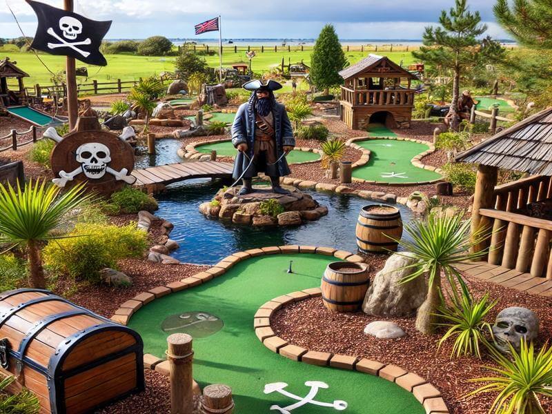 View of Blackbeard's Adventure Golf