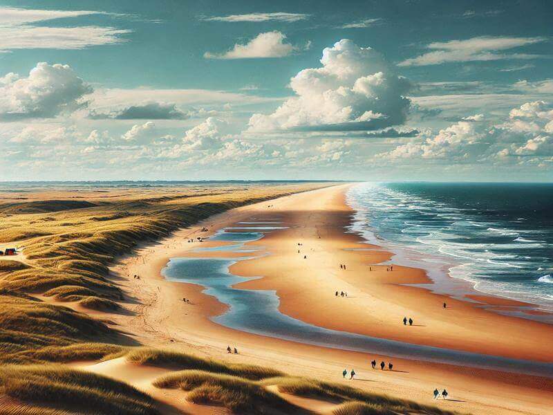 View of Brancaster Beach