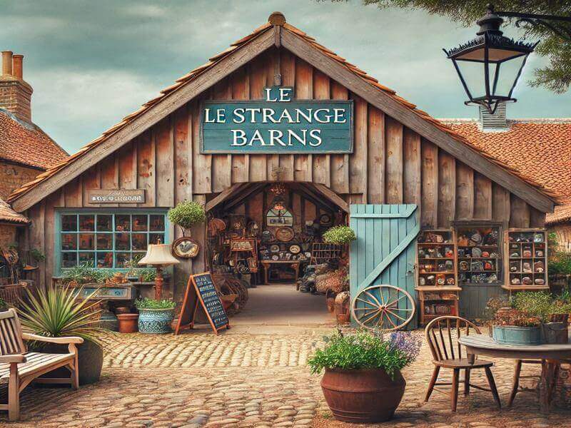 View of Le Strange Old Barns